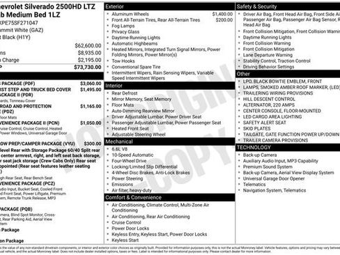 Used 2025 Chevrolet Silverado 2500 LTZ w/ LTZ Plus Package AWD/4WD image 2