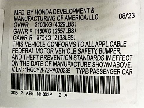 Used 2023 Honda Accord Sport image 33