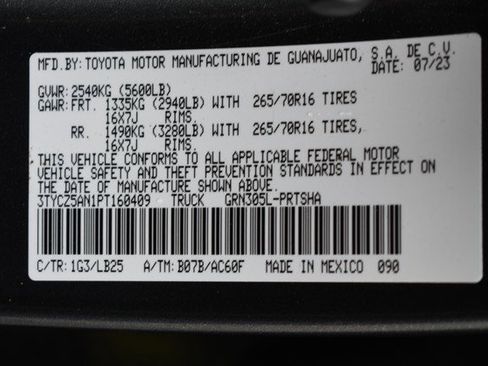 Certified 2023 Toyota Tacoma TRD Pro AWD/4WD image 34