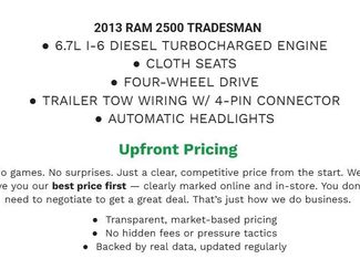 Used 2013 RAM 2500 Tradesman w/ Popular Equipment Group video 1