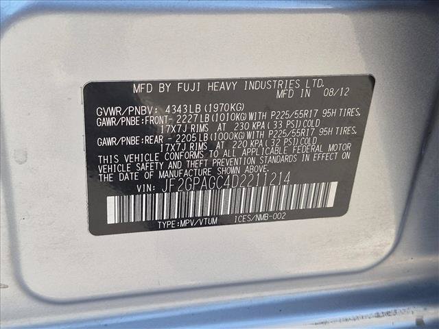 Used 2013 Subaru Crosstrek 2.0i Limited AWD/4WD image 14