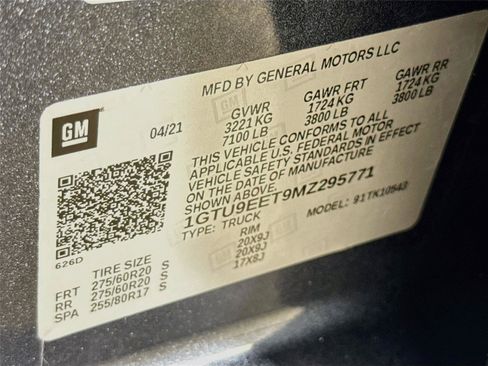 Used 2021 GMC Sierra 1500 AT4 w/ AT4 Preferred Package AWD/4WD image 33