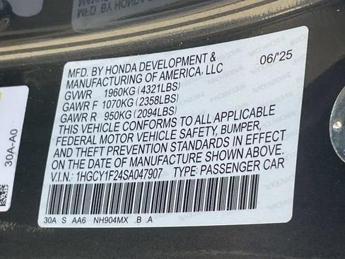 Used 2025 Honda Accord LX image 28