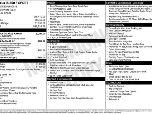 Used 2023 Lexus IS 350 F Sport image 24