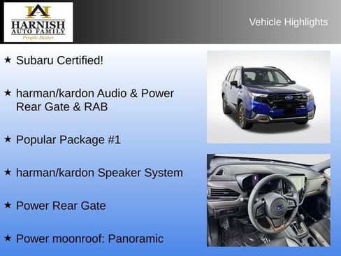 Certified 2025 Subaru Forester Sport w/ Popular Package #1 AWD/4WD image 9