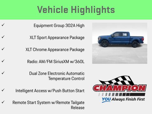 Used 2022 Ford F150 XLT w/ Equipment Group 302A High image 6