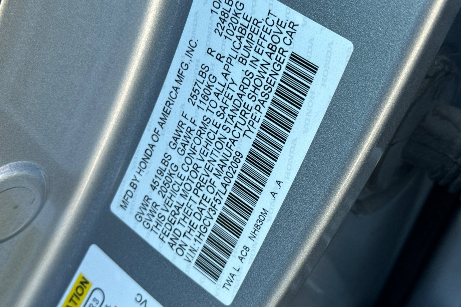 Certified 2020 Honda Accord EX-L image 24