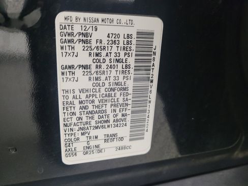 Used 2020 Nissan Rogue SV AWD/4WD image 33