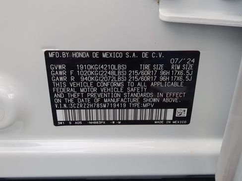 Used 2025 Honda HR-V EX-L image 31