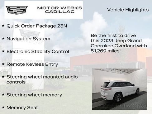Used 2023 Jeep Grand Cherokee Overland image 13