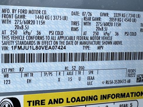 New 2027 Ford Expedition Platinum w/ Driver's Package RWD image 7