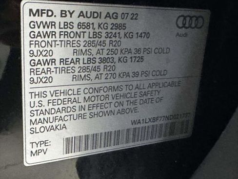 Used 2022 Audi Q7 3.0T Premium Plus w/ Premium Plus Package AWD/4WD image 34