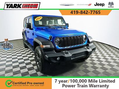 Certified 2024 Jeep Wrangler Sport S
