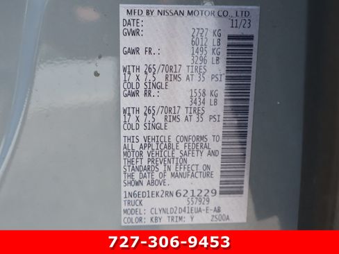 Used 2024 Nissan Frontier PRO-4X w/ Pro Premium Package AWD/4WD image 27