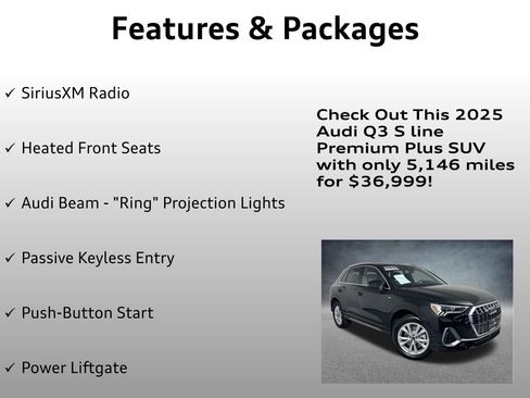Certified 2025 Audi Q3 2.0T Premium Plus w/ Premium Plus Package image 12