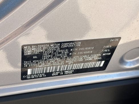 New 2026 Toyota bZ Woodland AWD/4WD image 35