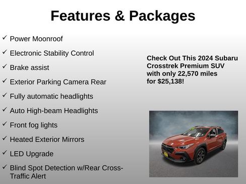 Used 2024 Subaru Crosstrek 2.0i Premium AWD/4WD image 17