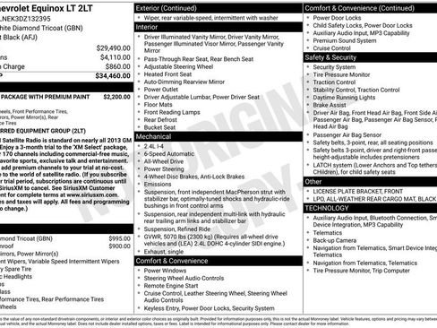 Used 2013 Chevrolet Equinox LT AWD/4WD image 16