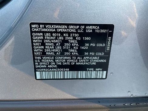 Used 2022 Volkswagen Atlas SEL Premium AWD/4WD image 17