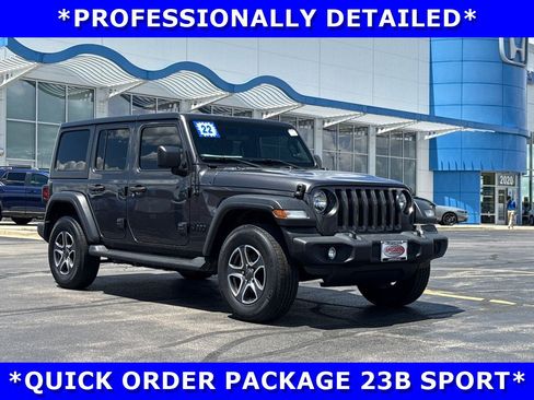 Used 2022 Jeep Wrangler Unlimited Sport AWD/4WD image 3