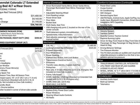 Used 2020 Chevrolet Colorado LT w/ LT Convenience Package image 6