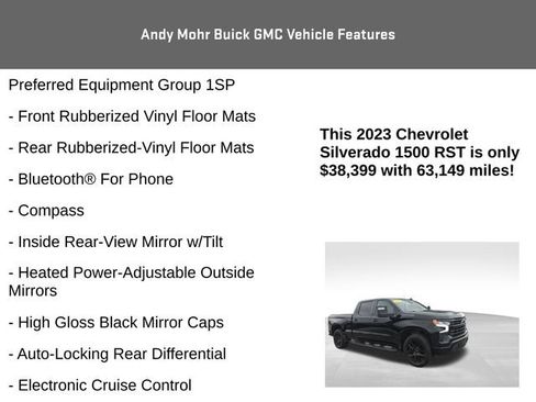 Used 2023 Chevrolet Silverado 1500 RST w/ Max Trailering Package AWD/4WD image 12