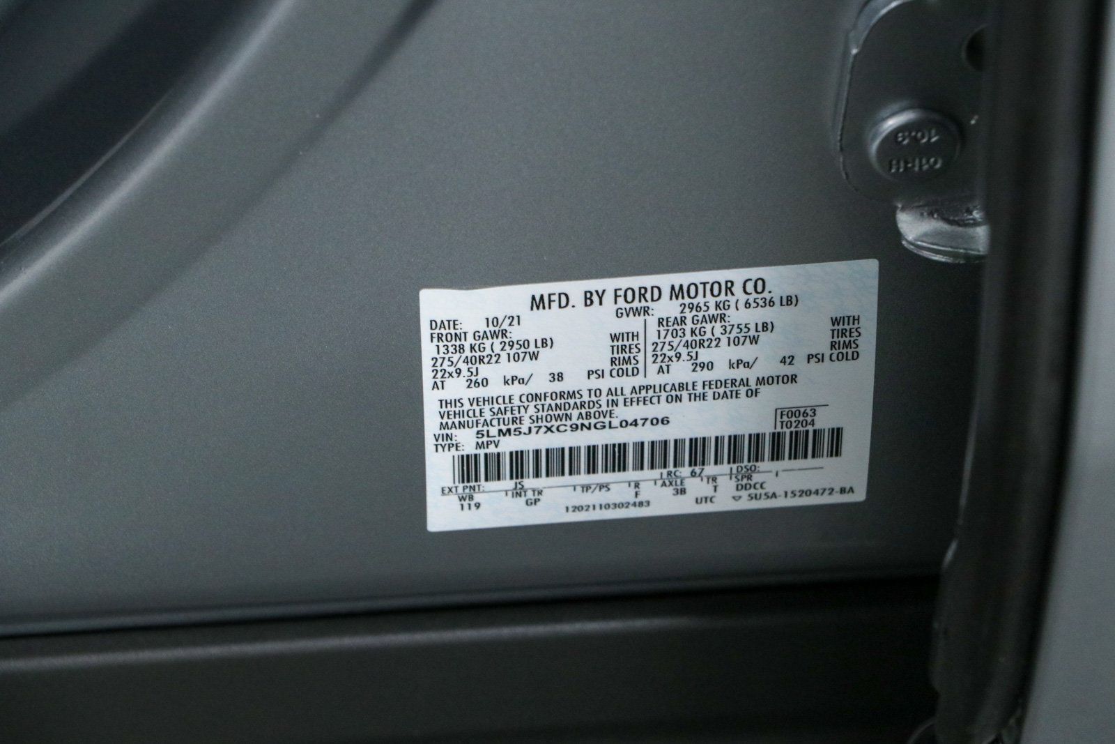 Used 2022 Lincoln Aviator Reserve w/ Equipment Group 201A AWD/4WD image 36