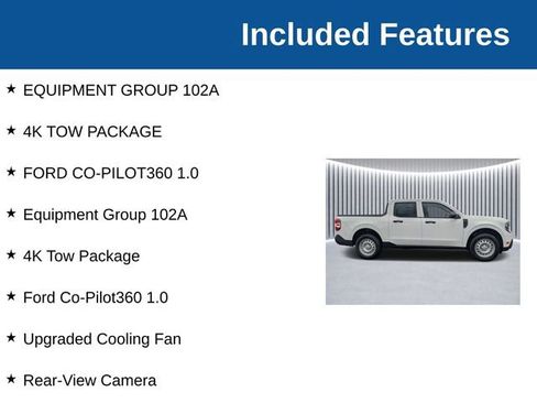 New 2025 Ford Maverick XL w/ 4K Tow Package AWD/4WD image 4
