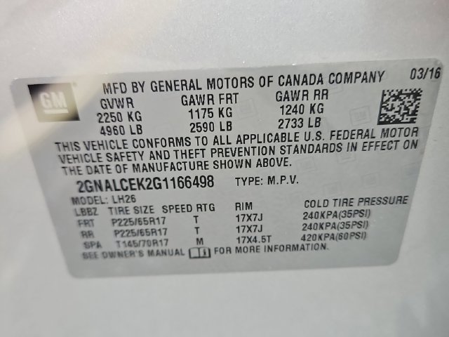 Used 2016 Chevrolet Equinox LT FWD image 29