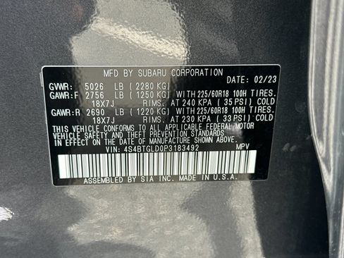 Used 2023 Subaru Outback Onyx Edition XT AWD/4WD image 39
