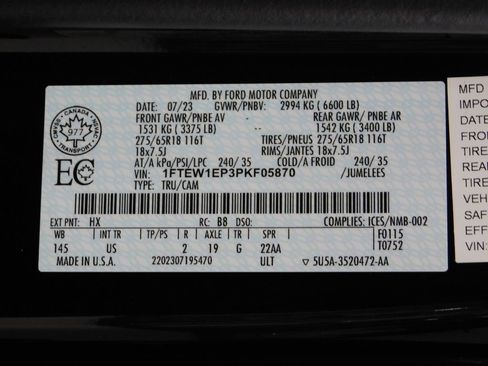 Used 2023 Ford F150 XLT w/ XTR Package AWD/4WD image 88