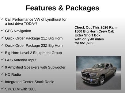 Used 2026 RAM 1500 Big Horn