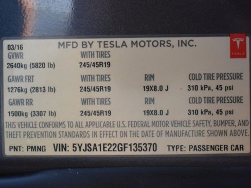 Used 2016 Tesla Model S AWD image 48