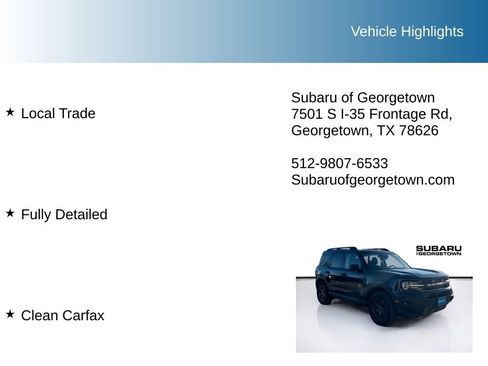 Used 2022 Ford Bronco Sport Big Bend w/ Convenience Package image 10