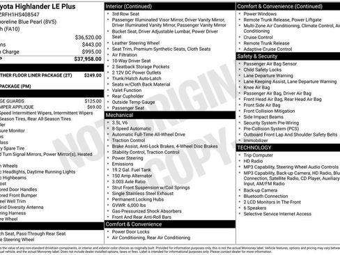 Used 2017 Toyota Highlander Plus image 3