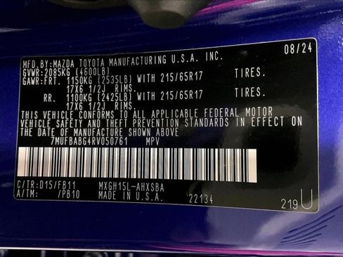 Certified 2024 Toyota Corolla Cross SE Hybrid w/ Moonroof Package image 44