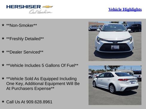 Used 2023 Toyota Corolla LE FWD image 2