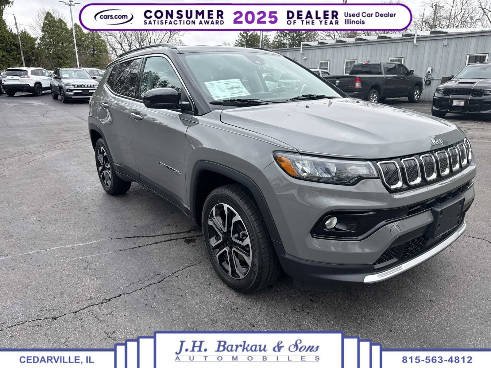 Used 2022 Jeep Compass Limited AWD/4WD image 1
