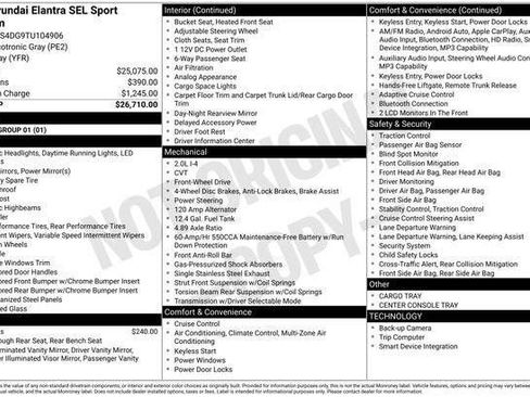 New 2026 Hyundai Elantra SEL Sport Premium FWD image 34