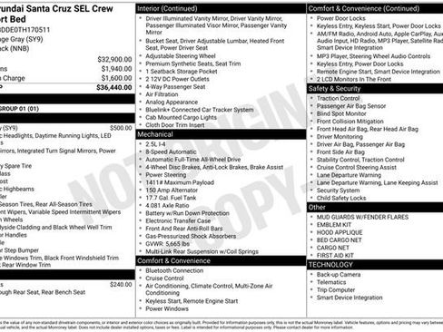 New 2026 Hyundai Santa Cruz SEL image 9