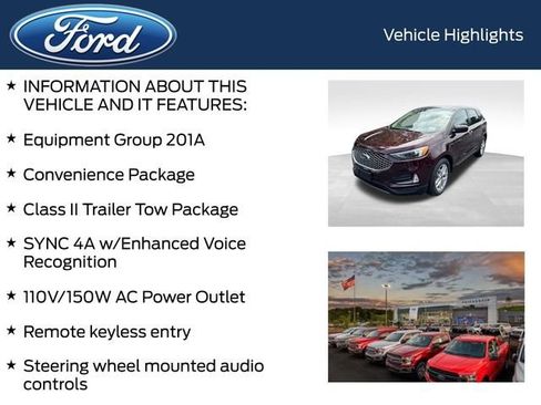 Used 2023 Ford Edge SEL w/ Convenience Package AWD/4WD image 4