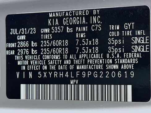 Used 2023 Kia Sorento EX w/ Panoramic Sunroof Package FWD image 12