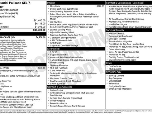 Used 2024 Hyundai Palisade SEL w/ Premium Package AWD/4WD image 5