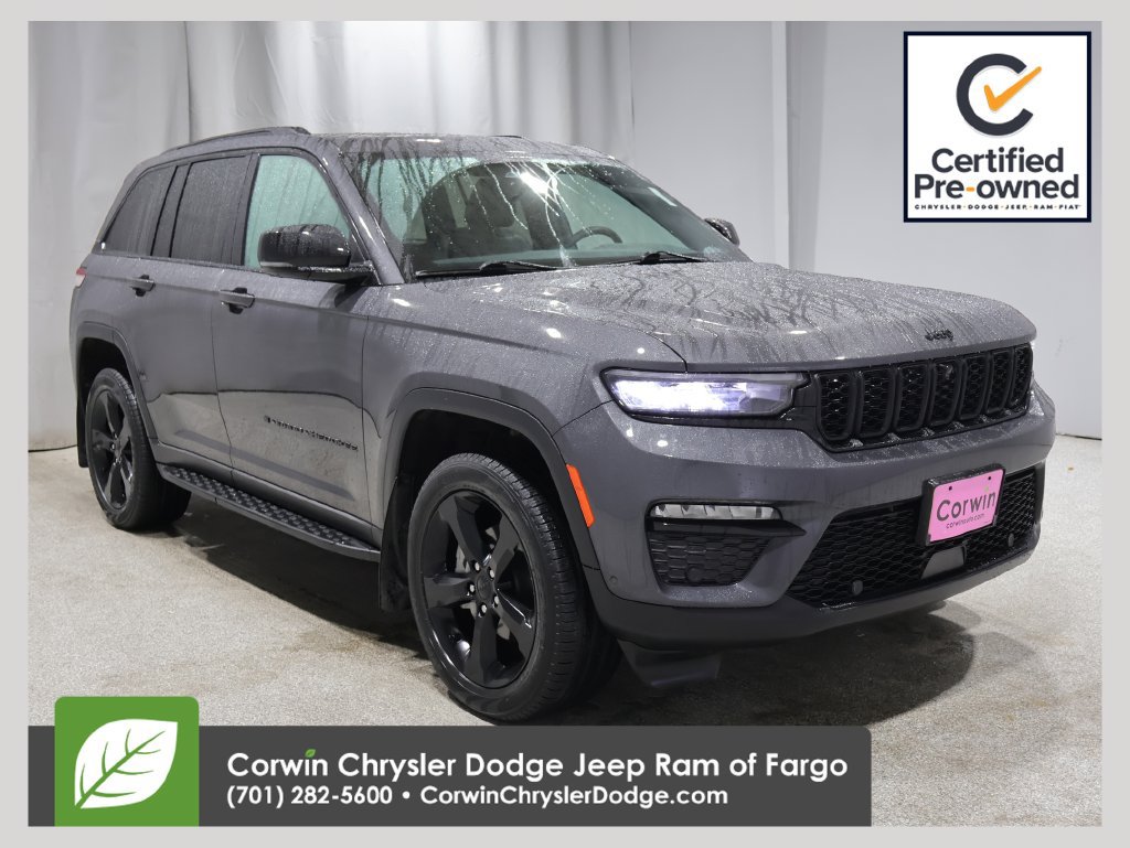 Certified 2024 Jeep Grand Cherokee Limited w/ Luxury Tech Group II AWD/4WD 360° Tour