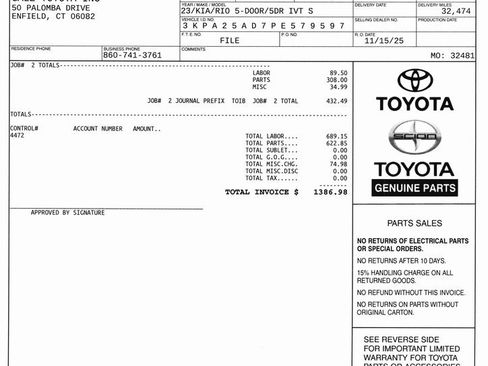 Used 2023 Kia Rio S image 10