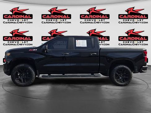 Used 2021 Chevrolet Silverado 1500 Custom Trail Boss w/ LPO, Dark Essentials Package AWD/4WD image 6