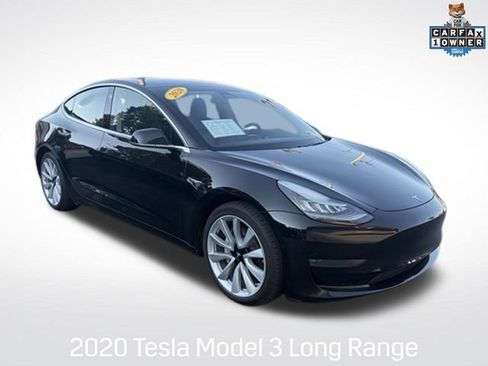 Used 2020 Tesla Model 3 Long Range AWD/4WD image 1
