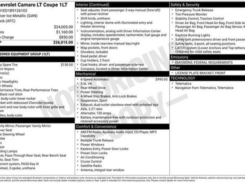 Used 2011 Chevrolet Camaro LT image 3