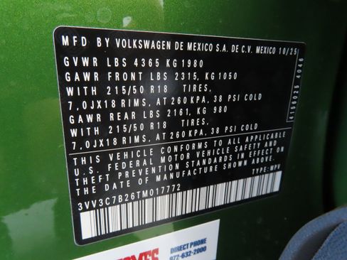New 2026 Volkswagen Taos SE FWD image 29