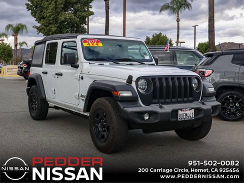 Used 2021 Jeep Wrangler Unlimited Sport image 1